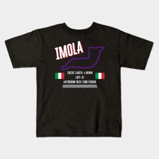 IMOLA, emilia romagna grand prix, ITALIAN GP, Autodromo Enzo e Dino Ferrari Kids T-Shirt